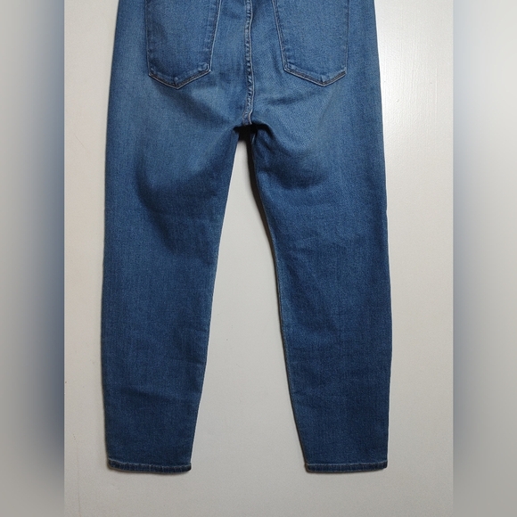 Judy Blue Women's Straight Leg High Rise Jeans in Classic Blue - Picture 8 of 9